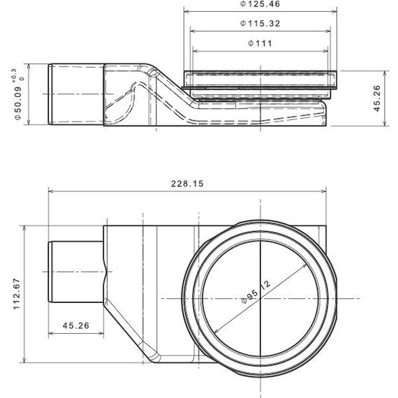 Трап Pestan (BETTOSERB) Betto Line 55 см 13702509, матовый хром (под плитку), Цвет производителя: хром матовый, Размер трапа: 550 - 9 Трап Pestan (BETTOSERB) Betto Line 55 см 13702509, матовый хром (под плитку), Цвет производителя: хром матовый, Размер трапа: 550 фото 9