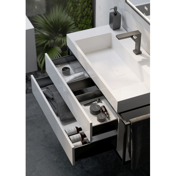 Тумба подвесная с раковиной Aqwella Clarberg Logic 80 см LOG0108L - 4 Тумба подвесная с раковиной Aqwella Clarberg Logic 80 см LOG0108L фото 4