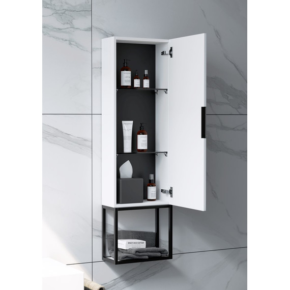 Шкаф подвесной Aqwella Clarberg Logic 35 см LOG0435, универсальный фото 2