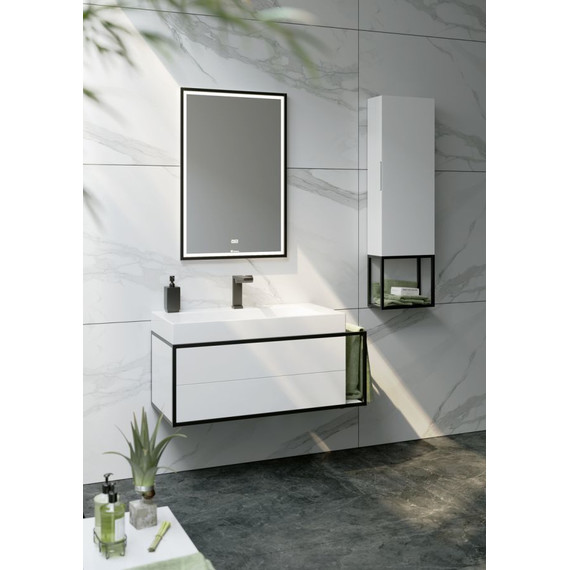 Тумба подвесная с раковиной Aqwella Clarberg Logic 100 см LOG0110L - 2 Тумба подвесная с раковиной Aqwella Clarberg Logic 100 см LOG0110L фото 2