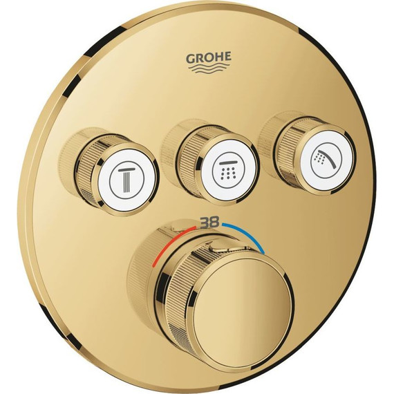Смеситель для душа с термостатом Grohe Grohtherm SmartControl 29121GL0, холодный рассвет глянец фото 