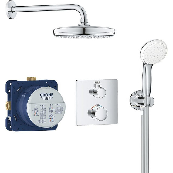 Душевая система для душа с термостатом Grohe Grohtherm 34729000 фото 