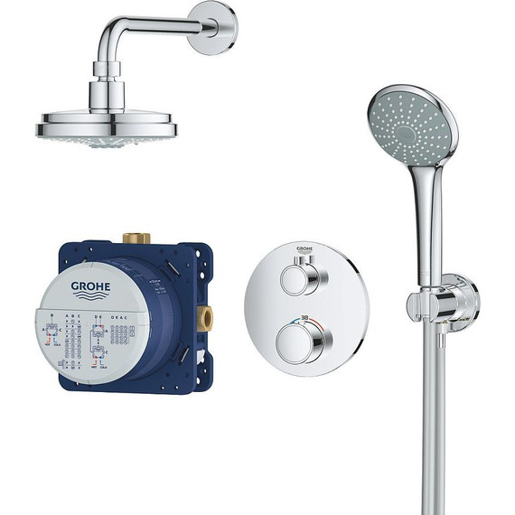 Душевая система для душа с термостатом Grohe Grohtherm 34735000 - 3 Душевая система для душа с термостатом Grohe Grohtherm 34735000 фото 3