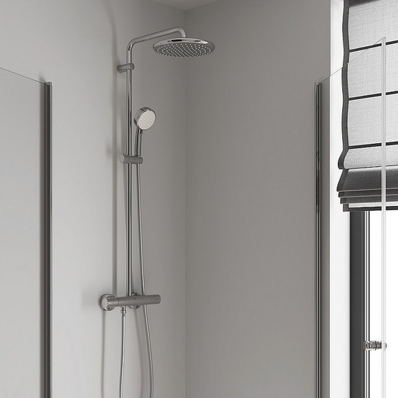 Душевая стойка с термостатом Grohe Tempesta Cosmopolitan System 250 26670000 - 3 Душевая стойка с термостатом Grohe Tempesta Cosmopolitan System 250 26670000 фото 3