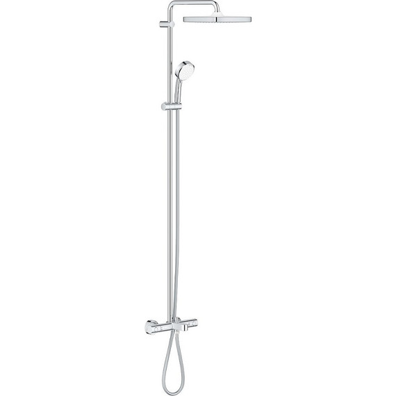 Душевая стойка для ванны с термостатом Grohe Tempesta Cosmopolitan System 250 Cube 26691000 фото 
