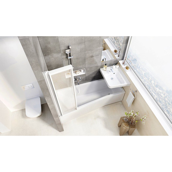 Шторка для ванны Ravak Supernova VS3 115 см 795S0100Z1 белый/прозрачное фото 3