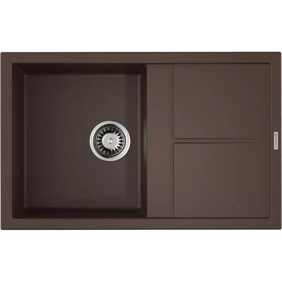 Кухонная мойка OMOIKIRI SUMI 79-DC (4993666) темный шоколад, Цвет производителя: тёмный шоколад фото 