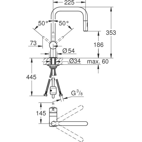 Смеситель для кухни Grohe Minta 32322002 фото 4