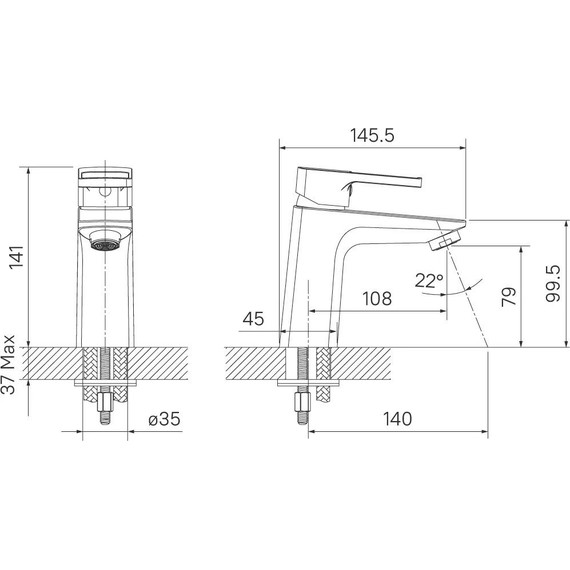 Смеситель для раковины Iddis Bild BILSB00i01 фото 6