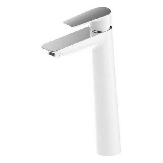 Смеситель для раковины высокий Iddis Cloud CLOSB01i01, белый/хром фото 