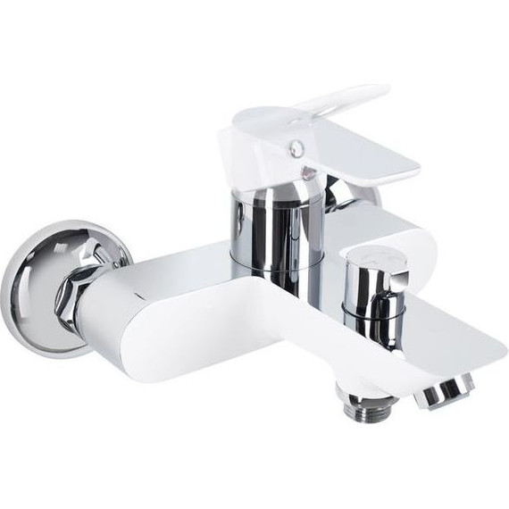 Смеситель для ванны Iddis Cloud CLOSB02i02WA, белый/хром фото 5