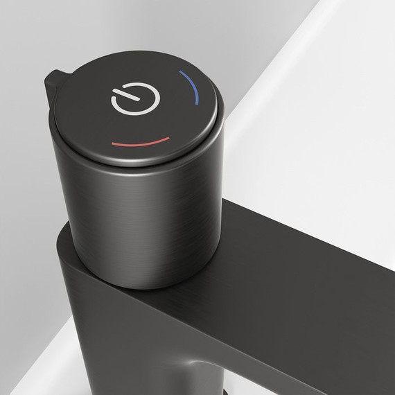 Смеситель для раковины Iddis Slide SLIGMBTi01, графит - 7 Смеситель для раковины Iddis Slide SLIGMBTi01, графит фото 7