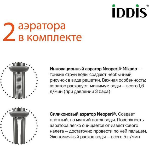 Смеситель для раковины Iddis Slide SLIGMBTi01, графит - 10 Смеситель для раковины Iddis Slide SLIGMBTi01, графит фото 10