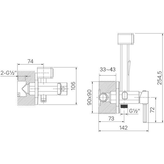 Набор для гигиенического душа Iddis Spring 004SBS0i08 фото 4