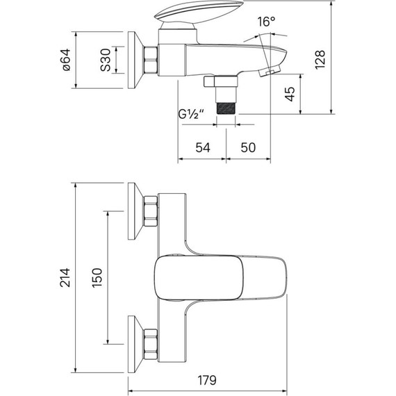 Смеситель для ванны Iddis Stone STOSB00i02WA фото 8