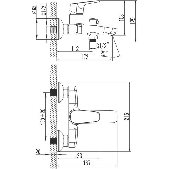 Смеситель для ванны Iddis Zodiac ZODSB02i02 - 7 Смеситель для ванны Iddis Zodiac ZODSB02i02 фото 7