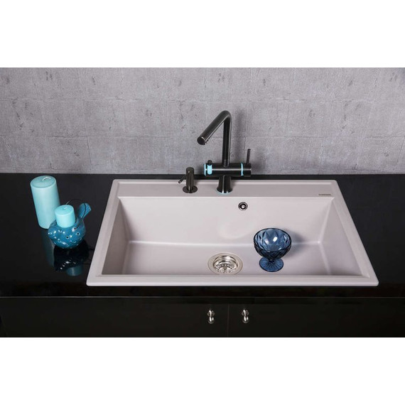 Кухонная мойка Omoikiri Daisen 77-PA 4993626, пастила, Цвет производителя: пастила - 3 Кухонная мойка Omoikiri Daisen 77-PA 4993626, пастила, Цвет производителя: пастила фото 3