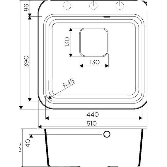 Кухонная мойка Omoikiri Tasogare 51-SA 4993743, бежевый, Цвет производителя: бежевый фото 2