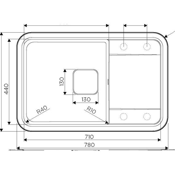Кухонная мойка Omoikiri Tasogare 78-DC 4993749, тёмный шоколад, Цвет производителя: тёмный шоколад фото 2
