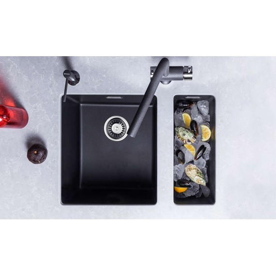 Кухонная мойка Omoikiri Kata 40-U-BL 4993396, чёрный, Цвет производителя: чёрный фото 2