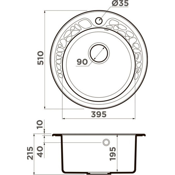 Кухонная мойка Omoikiri Tovada 51 SA 4993412, бежевый, Цвет производителя: бежевый фото 4
