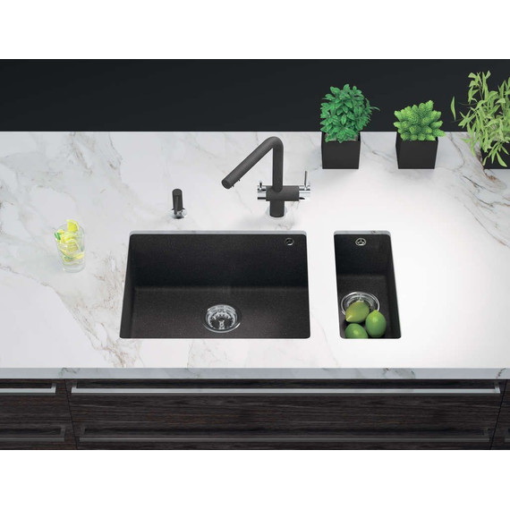 Кухонная мойка Omoikiri Bosen 54-U-BL 4993161, чёрный, Цвет производителя: чёрный фото 2