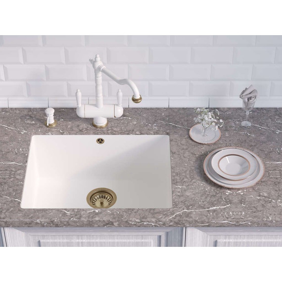 Кухонная мойка Omoikiri Bosen 54-U-WH 4993164, белый, Цвет производителя: белый фото 2