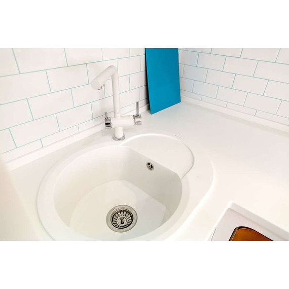 Кухонная мойка Omoikiri Sakaime 60E-EV 4993207, эверест, Цвет производителя: эверест - 2 Кухонная мойка Omoikiri Sakaime 60E-EV 4993207, эверест, Цвет производителя: эверест фото 2