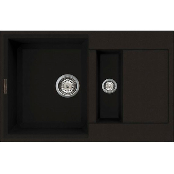 Кухонная мойка Omoikiri Sakaime 78-2-DC 4993198, тёмный шоколад, Цвет производителя: тёмный шоколад фото 