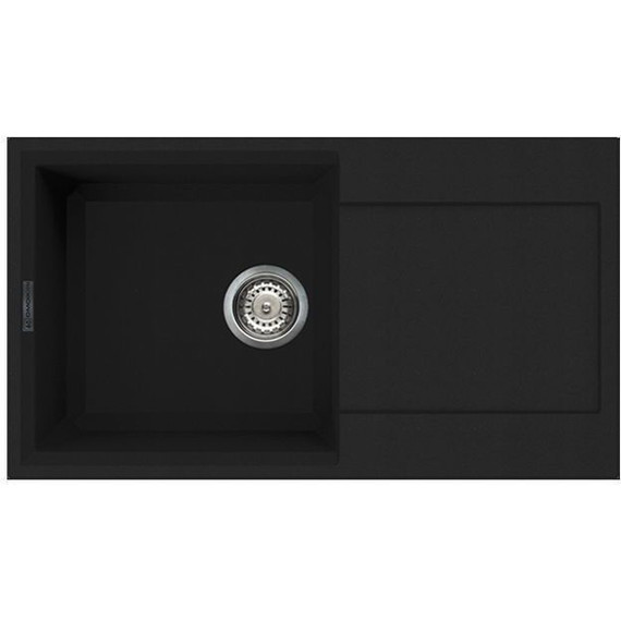 Кухонная мойка Omoikiri Sakaime 78-BL 4993111, чёрный, Цвет производителя: чёрный фото 