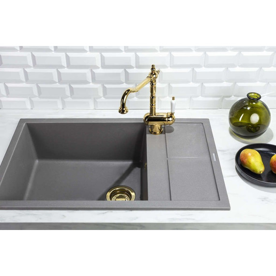 Кухонная мойка Omoikiri Sumi 78-LB GR 4993563, leningrad grey, Цвет производителя: Leningrad Grey - 3 Кухонная мойка Omoikiri Sumi 78-LB GR 4993563, leningrad grey, Цвет производителя: Leningrad Grey фото 3