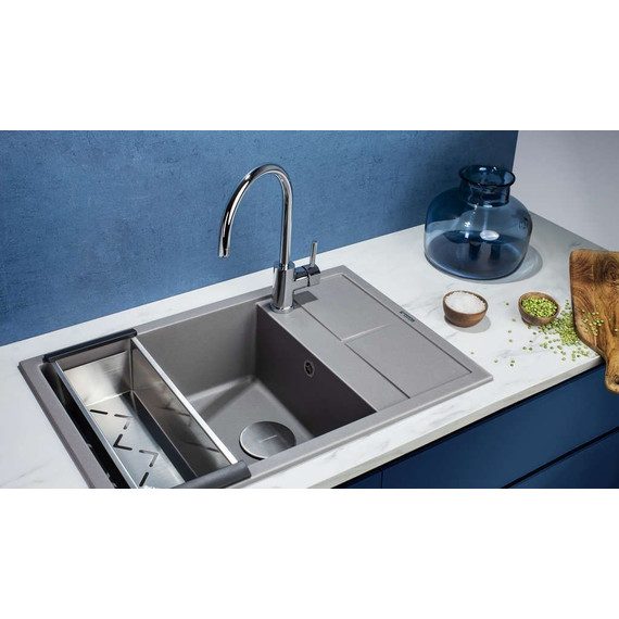 Кухонная мойка Omoikiri Sumi 78-LB GR 4993563, leningrad grey, Цвет производителя: Leningrad Grey - 5 Кухонная мойка Omoikiri Sumi 78-LB GR 4993563, leningrad grey, Цвет производителя: Leningrad Grey фото 5