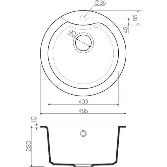 Кухонная мойка Omoikiri Yasugata 48R-SA 4993132, бежевый, Цвет производителя: бежевый фото 2