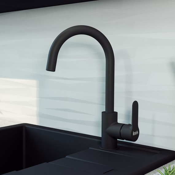 Смеситель для кухни Iddis Cuba CU5BLJ0i05, черный матовый фото 2