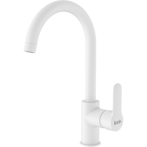 Смеситель для кухни Iddis Cuba CU6WTJ0i05, белый матовый фото 
