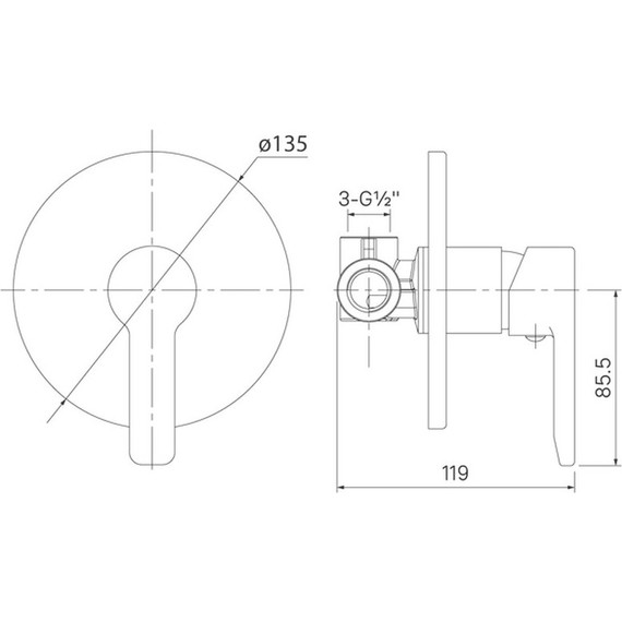 Смеситель для душа Iddis Sena SENSB00i66 фото 3