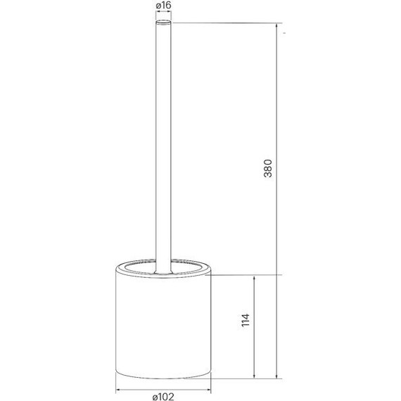 Ёршик для унитаза Iddis BRU02POi47 фото 3