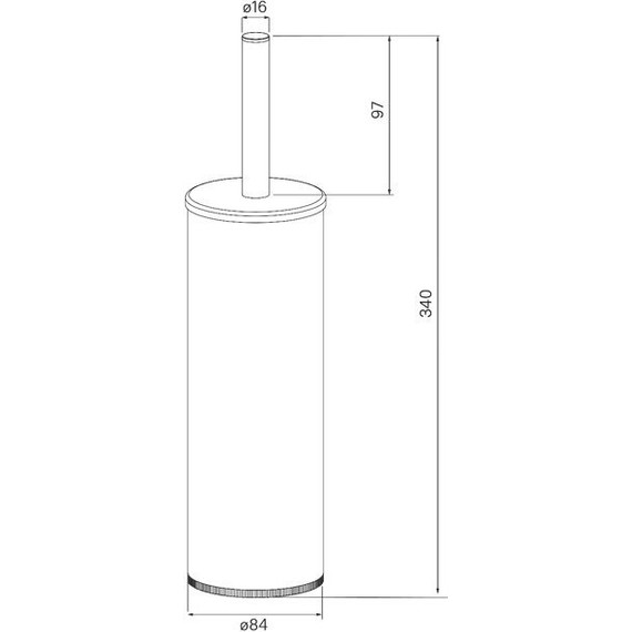 Ёршик для унитаза Iddis BRUWT0i47, цвет белый матовый фото 3