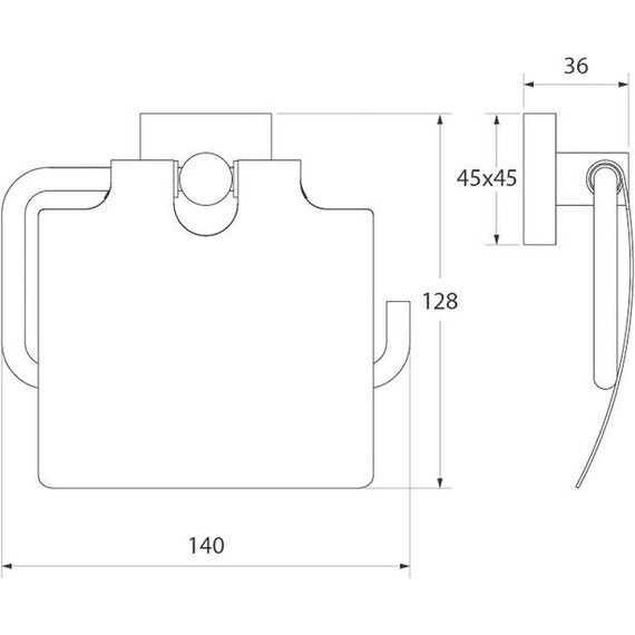 Держатель для туалетной бумаги Iddis Edifice EDISBC0i43 фото 4