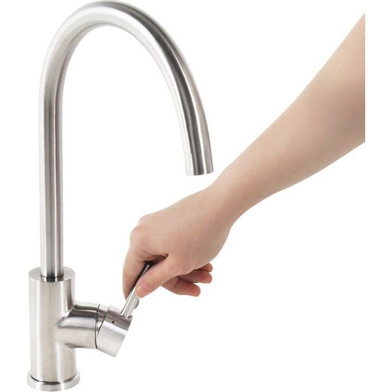 Смеситель для кухни Iddis Kitchen K05STJ0i05, цвет нержавеющая сталь фото 4