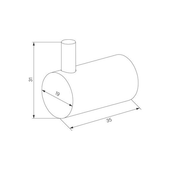 Двойной крючок Iddis Petite PET2SB3i41, цвет чёрный матовый - 3 Двойной крючок Iddis Petite PET2SB3i41, цвет чёрный матовый фото 3