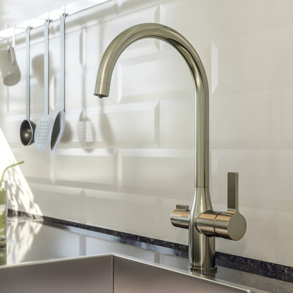 Смеситель для кухни Iddis Pure PURBNFJi05, сатин - 2 Смеситель для кухни Iddis Pure PURBNFJi05, сатин фото 2