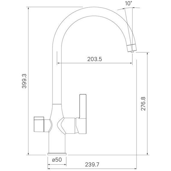 Смеситель для кухни Iddis Pure PURSBFJi05 фото 3