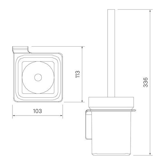 Ёршик для унитаза Iddis Slide SLISCG0i47 фото 5