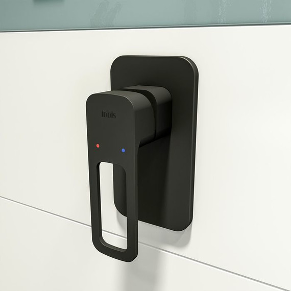 Смеситель для душа Iddis Slide SLIBL00i66, чёрный матовый - 3 Смеситель для душа Iddis Slide SLIBL00i66, чёрный матовый фото 3