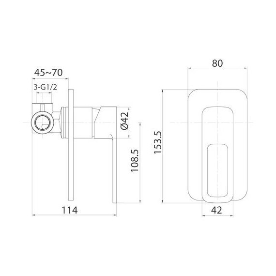 Смеситель для душа Iddis Slide SLIBL00i66, чёрный матовый - 4 Смеситель для душа Iddis Slide SLIBL00i66, чёрный матовый фото 4