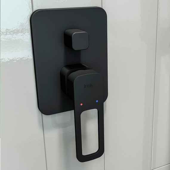 Смеситель для ванны Iddis Slide SLIBL00i67, чёрный матовый фото 3