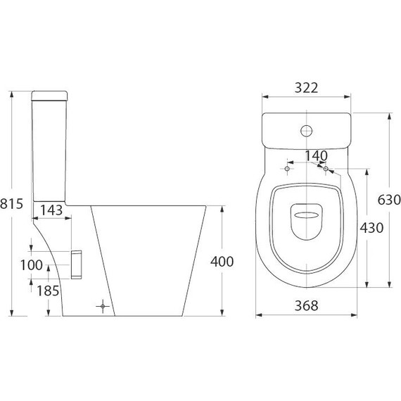 Унитаз-компакт Iddis Calipso CAL2DSEi24 с крышкой микролифт фото 13