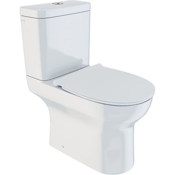 Унитаз-компакт безободковый Iddis Drum DRU2DSEi24 с крышкой микролифт фото 