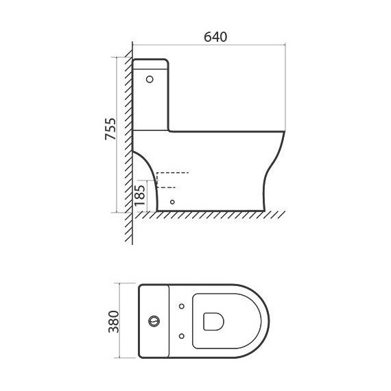 Унитаз-компакт безободковый Iddis Drum DRU2DSEi24 с крышкой микролифт фото 9